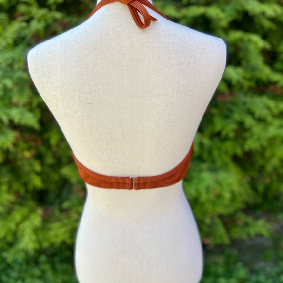 Rust Orange padded bikini top - Picture 3 of 3